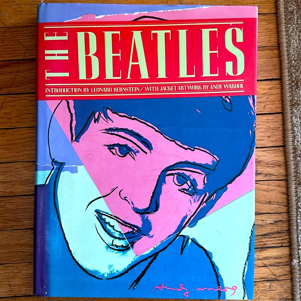 Beatles coffee table book with Andy Warhol cover